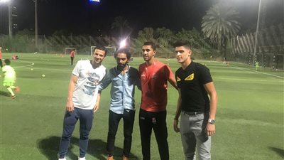 صور.. أحمد الشيخ وحسين الشحات وعبد الظاهر في افتتاح أكاديمية هيثم عرابي ب