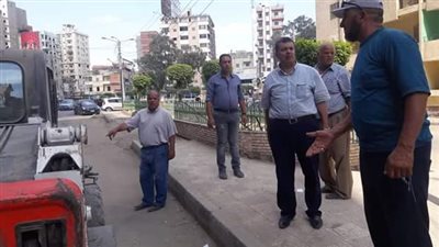 صور.. حملة مكبرة لإزالة الإشغالات بـ