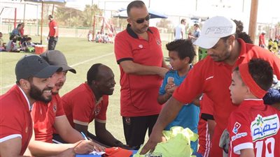 صور.. إقبال كبير في اليوم الأول لاختبارات الناشئين بالأهلي