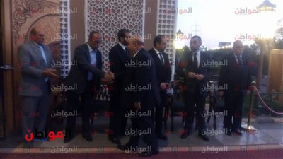 صور| إيهاب منصور نائب العمرانية يصل عزاء والد محمد فؤاد 