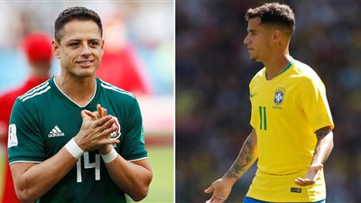 انفوجراف.. كأس العالم 2018.. تعرف على تاريخ المواجهات السابقة بين البرازيل والمكسيك