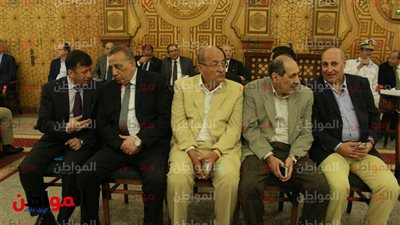 صور| محافظ الجيزة يصل عزاء والد النائب محمد فؤاد