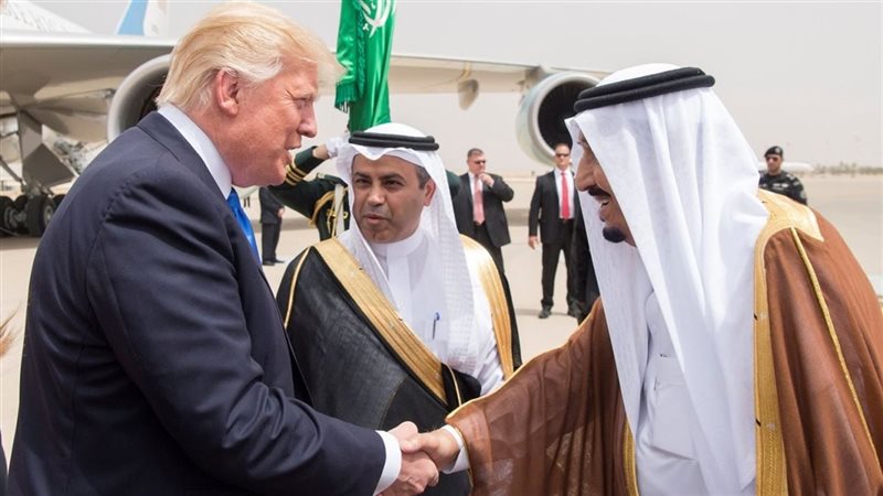 ترامب والملك سلمان
