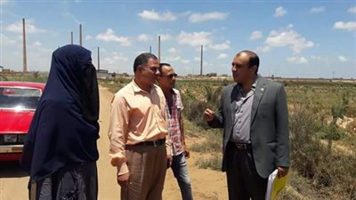لجنة لمعاينة 15 فدان لإقامة محطة صرف بأحدى مراكز بلقاس