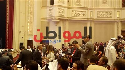 صور.. وصول الفوج الإماراتى لحضور مؤتمر 