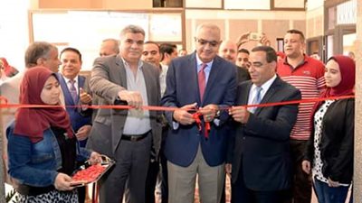 إفتتاح قاعة محاضرات برنامج صحة وسلامة الغذاء بكلية الطب البيطرى بـ