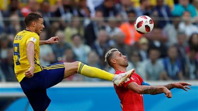 تعرف علي أرقام الشوط الأول من مباراة السويد وسويسرا 