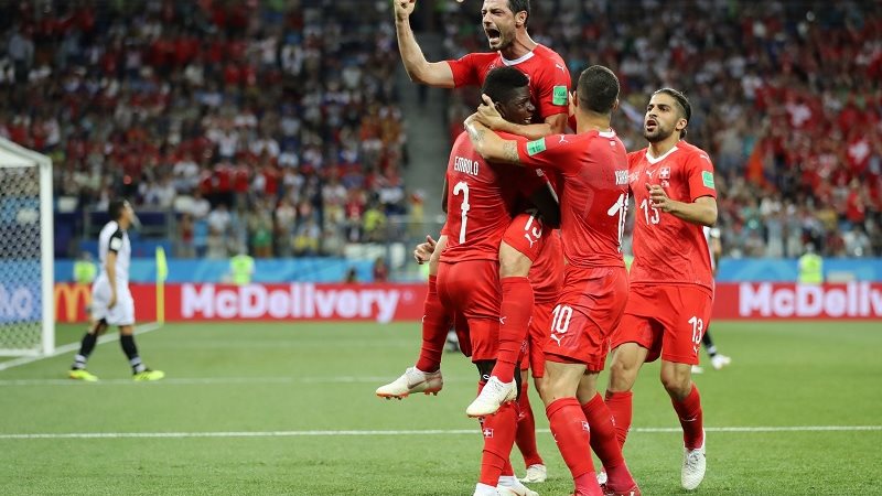 لاعبي منتخب سويسرا
