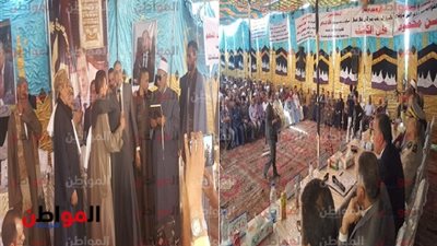 صور.. برعاية أمنية.. جلسة صلح بين عائلتين بـ