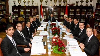 مسؤولو وكالة الأهرام يجتمعون بالخطيب لـ