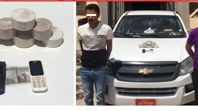 ضبط عاطلين بحوزتهم كميات كبيرة من المخدرات 