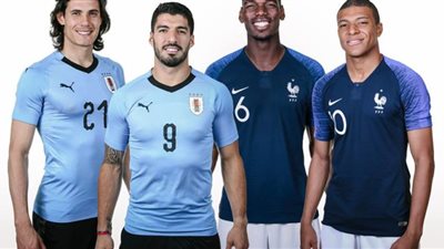 كأس العالم 2018.. أصدقاء وجه لوجه في مواجهة فرنسا والأوروجواى