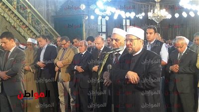 محافظ القاهرة والعديد من الوزراء والنواب يشهدون صلاة الجمعة بمسجد محمد علي