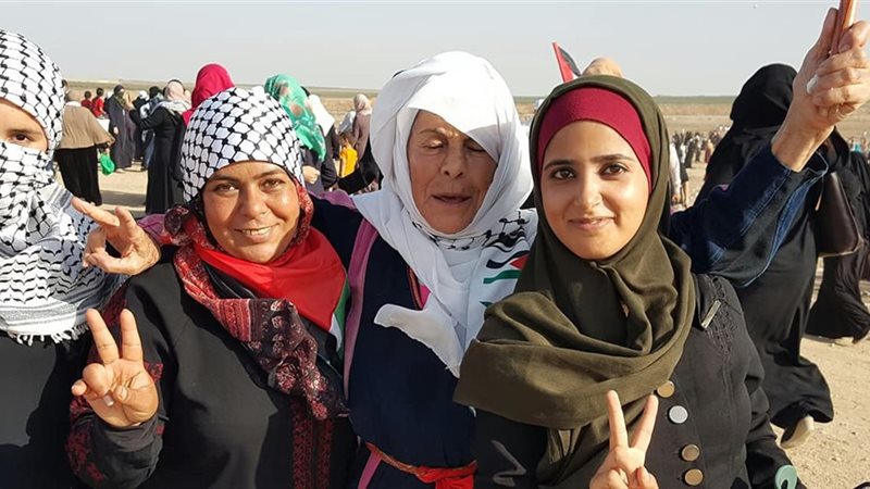 مشاركة الفلسطينيات