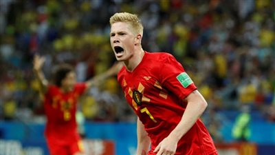 دي بروين يسجل الهدف رقم 150 في كأس العالم 2018