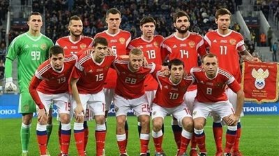صورة.. المنتخب الروسي يوجه رسالة للجماهير قبل مباراة كرواتيا بدور الـ8 للمونديال 