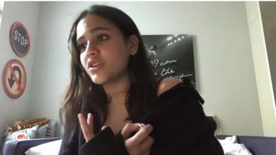 فيديو.. جنى عمرو دياب تشعل السوشيال ميديا 