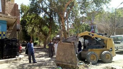 استمرار حملات النظافة وتمهيد الطرق بمركزين في المنيا