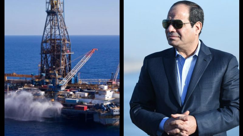 الرئيس السيسي وحقل