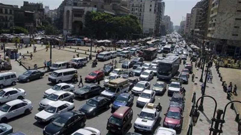 كثافات مرورية بالقاهرة