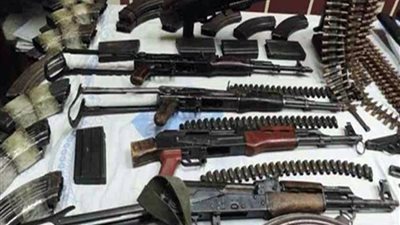 سقوط  144 متهم وبحوزتهم 162 قطعة سلاح ناري بالمحافظات