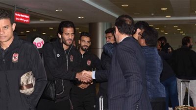  بعثة الأهلي تصل مطار القاهرة عائدة من كرواتيا 