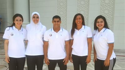 صور.. السيسي يكرم أبطال مصر في دورة ألعاب البحر المتوسط