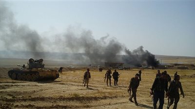 بدء معارك دير الزور وإتمام عمليات طرد عصابات داعش المسلحة