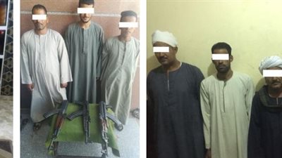 صور.. ضبط 22 قطعة سلاح نارى وتنفيذ 5823 حكم قضائى في قنا