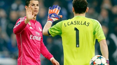 كاسياس يوجه رسالة لرونالدو بعد رحيله عن ريال مدريد