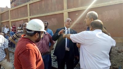 صور .. وزير النقل يقرر تشكيل لجنة لدراسة أسباب حادث 
