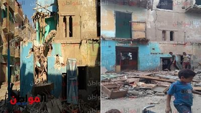 صور.. لخطورته على السكان..  تنفيذ قرار هدم منزل في حي الجناين بـ