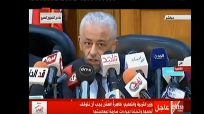  فيديو.. وزير التعليم: أوائل الثانوية العامة أثبتوا أن النجاح يولد من رحم المشكلات
