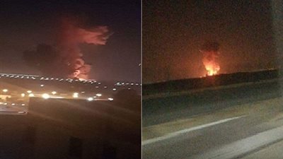 فيديو.. لحظة انفجار مخزن بتروكيماويات بـ
