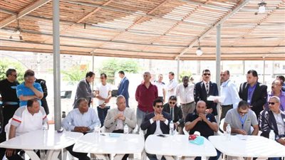 وزير الشباب ومحافظ الشرقية يتفقدان مركز شباب بلبيس