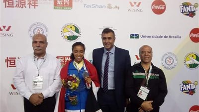 سارة صلاح تفوز بالفضية فى بطولة العالم للكونغ فو