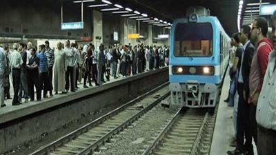 عاجل.. طوارئ بالخط الأول لمترو الأنفاق