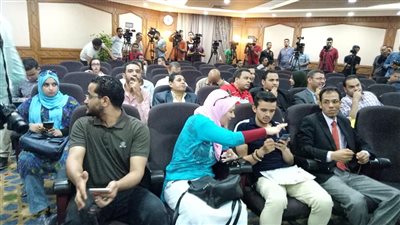 صور.. استعدادات مؤتمر إعلان نتيجة الثانوية الأزهرية 2018