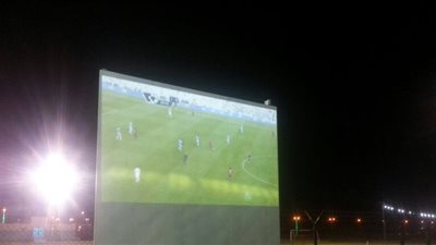 شاشات عملاقة بالممشى السياحي في الغردقة لعرض نهائي مونديال روسيا 2018