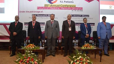 صور.. افتتاح المؤتمر السنوى الـ 25 بكلية الطب فى المنوفية بحضور رئيس الجامعة