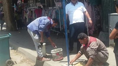  تفعيل حملة الرصيف حق المواطن لرفع الإشغالات بحى بولاق أبو العلا