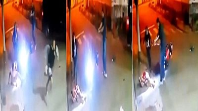 فيديو.. براعة شرطي تنقذ صديقته من محاولة اختطاف مسلحة
