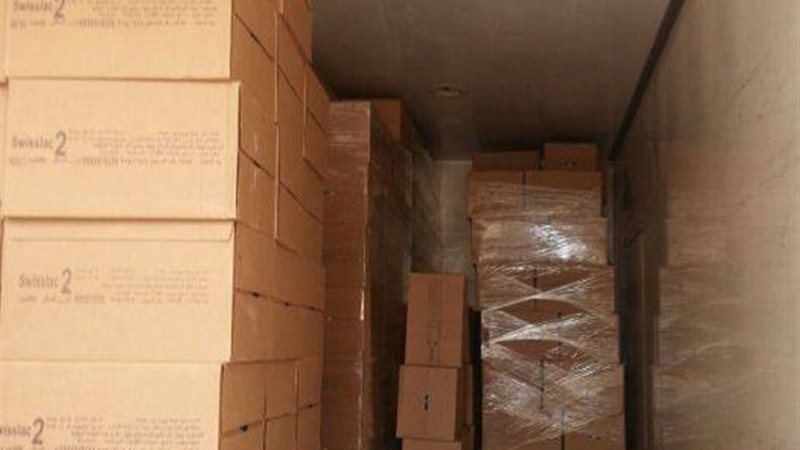 توزيع عبوات لبن مدعم-الشرقية