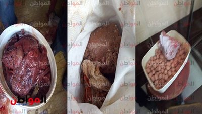 ضبط لحوم ودواجن مجهولة المصدر في حملة بالزاوية الحمراء