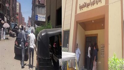صور.. حملة مكبرة لإزلة الإشغالات بكوم أمبو