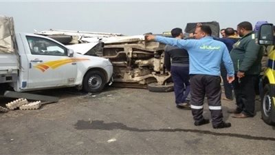 مصرع سيدة وإصابة 4 أشخاص فى انقلاب سيارة بجنوب سيناء