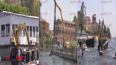فيديو.. حملة مكبرة لإزالة الأقفاص السمكية فرع نهر النيل بقطاع فوه
