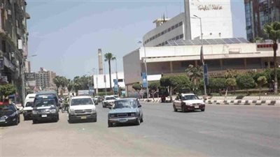سيولة مرورية تجتاح طرق وميادين مدينة المنصورة اليوم الجمعة 20-7-2018