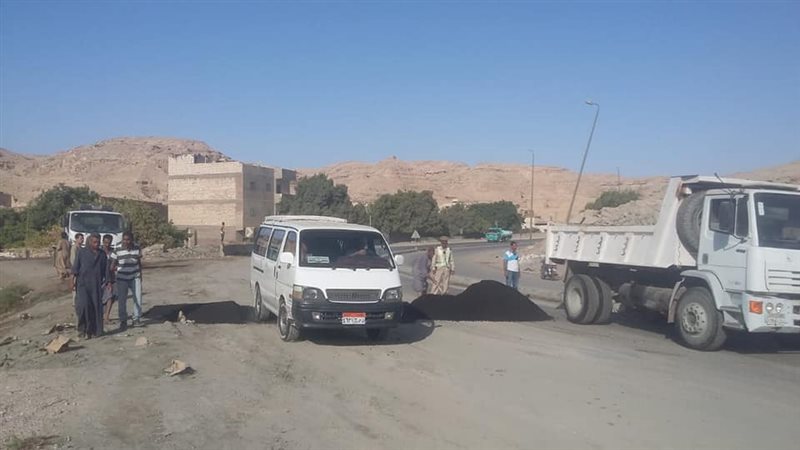 جانب من إنشاء المطبات