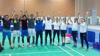 شباب وشابات الريشة الطائرة لنهائي دورة الألعاب الأفريقية الثالثة